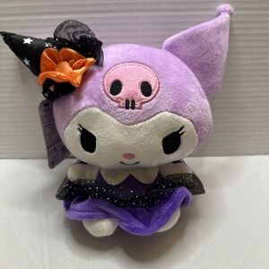 KUROMI Hello Kitty Halloween Plush 2024:‎ Witch Costume 8" NEW